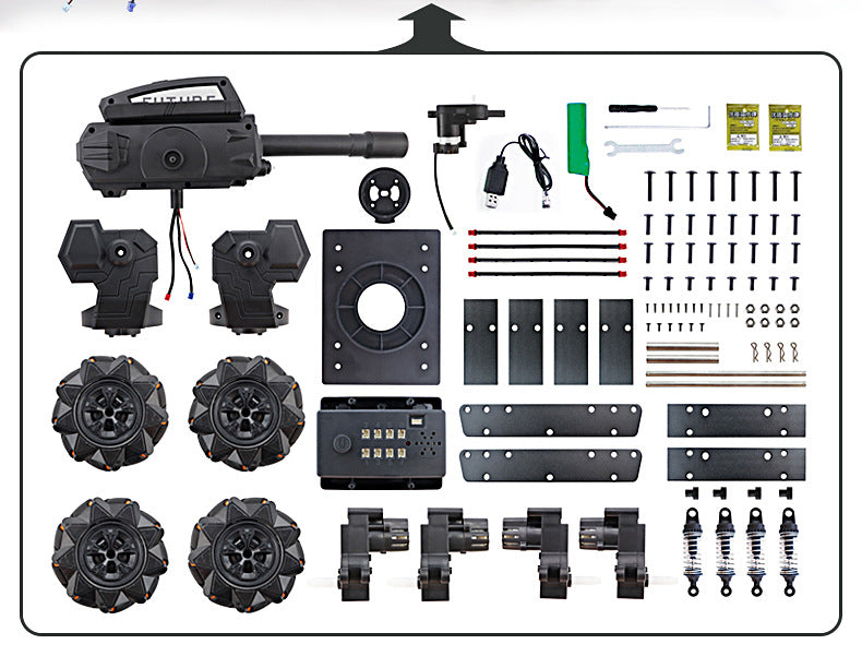 Tanque RC Recargable Aleación 3D 108 piezas