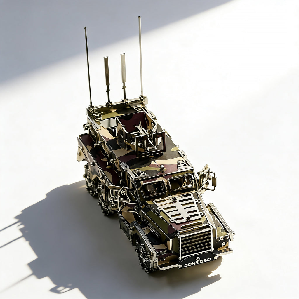 Vehículo Blindado Militar Metal 3D