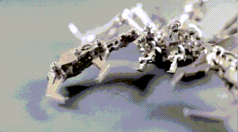 Microworld-juegos de rompecabezas de Metal 3D, Kits de modelos Spider King, Warcraft de acero, rompecabezas ensamblado DIY
