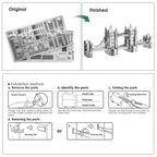 Piececool-rompecabezas de Metal 3D para adultos, rompecabezas de puente de La Torre de Londres, Kits de construcción de modelos