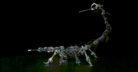 Microworld-juegos de rompecabezas de Metal 3D, Kits de modelos Spider King, Warcraft de acero, rompecabezas ensamblado DIY