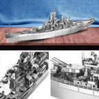 Piececool-rompecabezas de Metal 3D, acorazado de Missouri