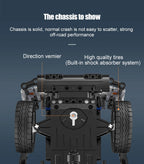 Cada 575 Uds Warrior H2 coche de Control remoto LED bloques de construcción ciudad coche de carreras AWD SUV RC ladrillos