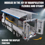 MOULD KING-construcción de un camión de juguete     contenedor, modelo ttra, bloques de construcción, MOC-1389