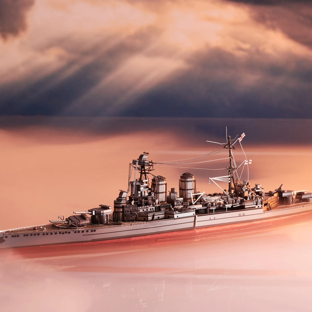 Piececool-rompecabezas de Metal 3D  modelo de construcción, buque de guerra, HMS HOOD