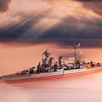 Piececool-rompecabezas de Metal 3D  modelo de construcción, buque de guerra, HMS HOOD