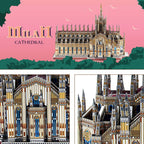 Microworld-rompecabezas de Metal 3D, Kits de modelos de construcción de catedral de Milán
