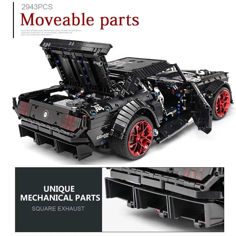 MOULD KING-coche de carreras RTR V2  13108 Control remoto