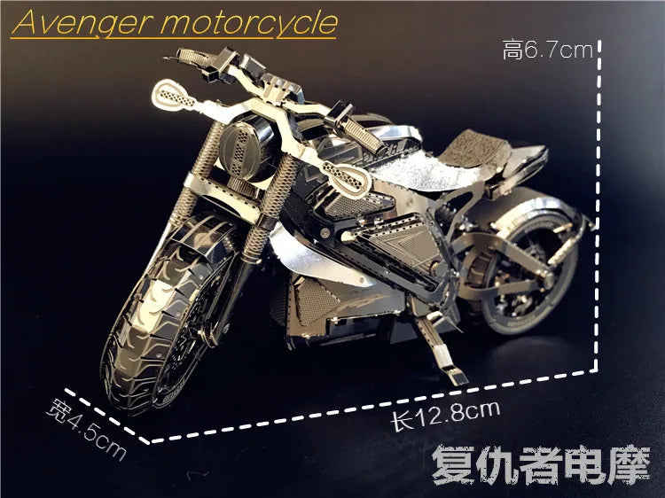 IRON STAR-rompecabezas de Metal 3D para adulto, Vengeance de modelismo