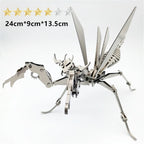 Microworld-juegos de rompecabezas de Metal 3D, Kits de modelos Spider King, Warcraft de acero, rompecabezas ensamblado DIY