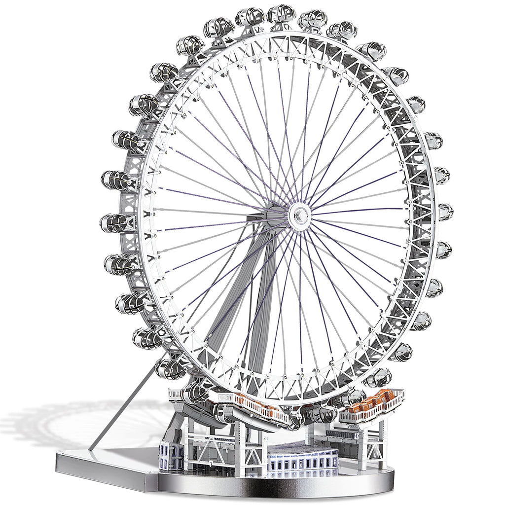 Piececool-rompecabezas de Metal 3D, decoración del hogar, ojo de Londres, modelo de rompecabezas DIY