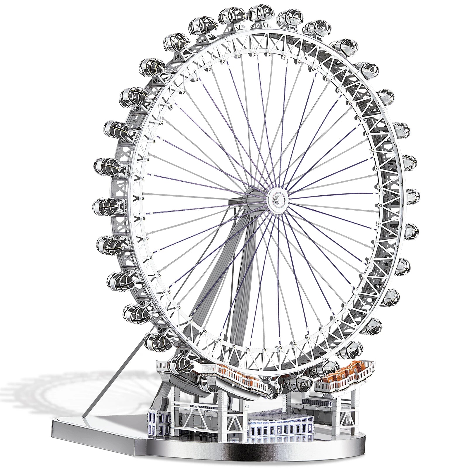 Piececool-rompecabezas de Metal 3D, decoración del hogar, ojo de Londres, modelo de rompecabezas DIY