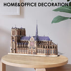 Piececool Rompecabezas Metal Cathedral de Notre Dame,