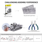 Piececool-rompecabezas de Metal 3D para adultos, modelo de construcción