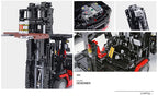 Mould King-bloques de construcción técnicos ladrillos de MOC-3681, vehículos de ingeniería de ciudad, carretilla elevadora RC