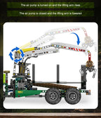 MOLD KING 19006 bloques de construcción técnicos la aplicación neumática máquina forestal