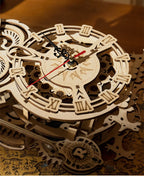 Robotime: rompecabezas 3D de madera con forma de reloj de búho, juego de construcción, juguetes