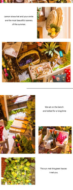 Robotime-jardín de Miller en miniatura para niños, casa de muñecas de madera con muebles, juguetes para niños, los mejores regalos para niñas