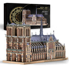 Piececool Rompecabezas Metal Cathedral de Notre Dame,