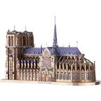 Piececool Rompecabezas Metal Cathedral de Notre Dame,