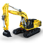 Cada 1702 Uds 1:20 ciudad coche de ingeniería con Control remoto DIY modelo de bloques de construcción RC excavadora ladrillos