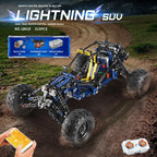 MOLD KING 18018 coche de escalada técnico MOC-3028 Lightning APP Control remoto coche modelo ladrillos