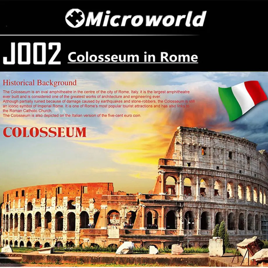 Microworld rompecabezas de Metal 3D, juguetes de Italia
