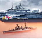 Piececool-rompecabezas de Metal 3D  modelo de construcción, buque de guerra, HMS HOOD