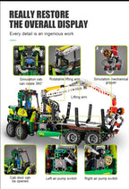 MOLD KING 19006 bloques de construcción técnicos la aplicación neumática máquina forestal