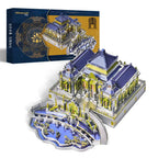 Piececool-rompecabezas de Metal 3D, juguete creativo, antiguo palacio de verano