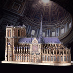 Piececool Rompecabezas Metal Cathedral de Notre Dame,