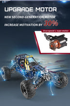 MOLD KING 18018 coche de escalada técnico MOC-3028 Lightning APP Control remoto coche modelo ladrillos