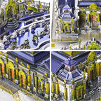 Piececool-rompecabezas de Metal 3D, juguete creativo, antiguo palacio de verano