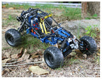 MOLD KING 18018 coche de escalada técnico MOC-3028 Lightning APP Control remoto coche modelo ladrillos