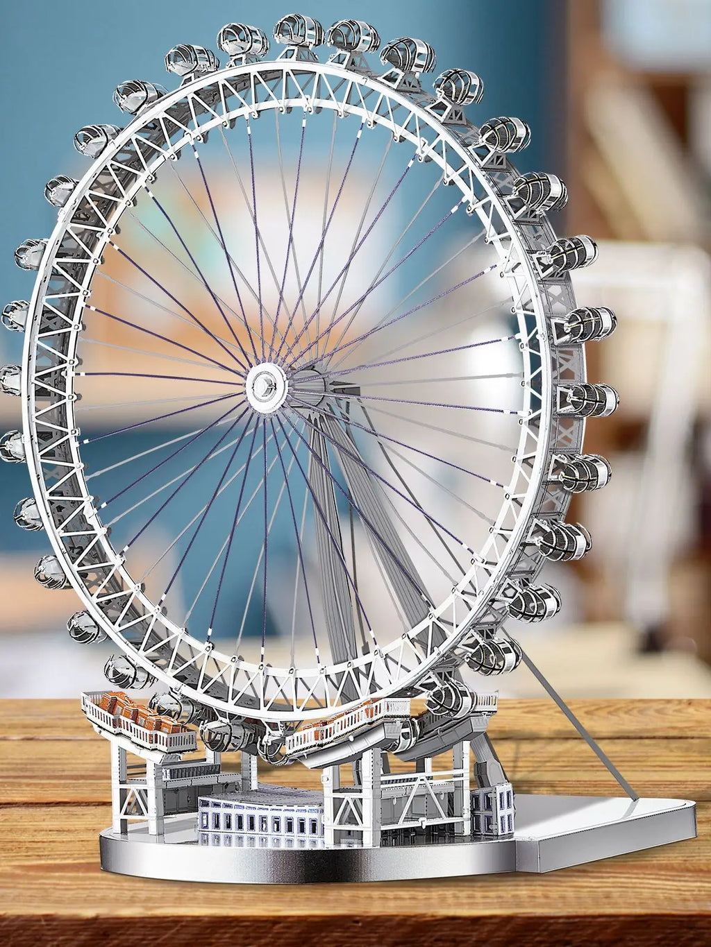 Piececool-rompecabezas de Metal 3D, decoración del hogar, ojo de Londres, modelo de rompecabezas DIY