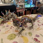 Dragón Chino Realista Metal 3D 1300 piezas