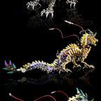 Dragón Chino Realista Metal 3D 1300 piezas