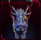 Dragón Chino Realista Metal 3D 1300 piezas