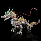 Dragón Chino Realista Metal 3D 1300 piezas