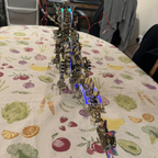 Dragón Chino Realista Metal 3D 1300 piezas