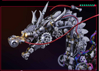 Dragón Chino Realista Metal 3D 1300 piezas