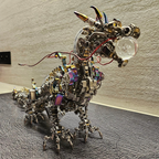 Dragón Chino Realista Metal 3D 1300 piezas