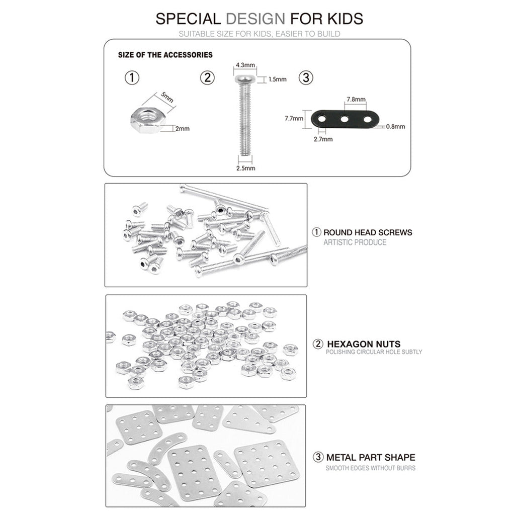 Grúa Pesada RC Metal 3D 1745 piezas