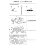 Grúa Pesada RC Metal 3D 1745 piezas
