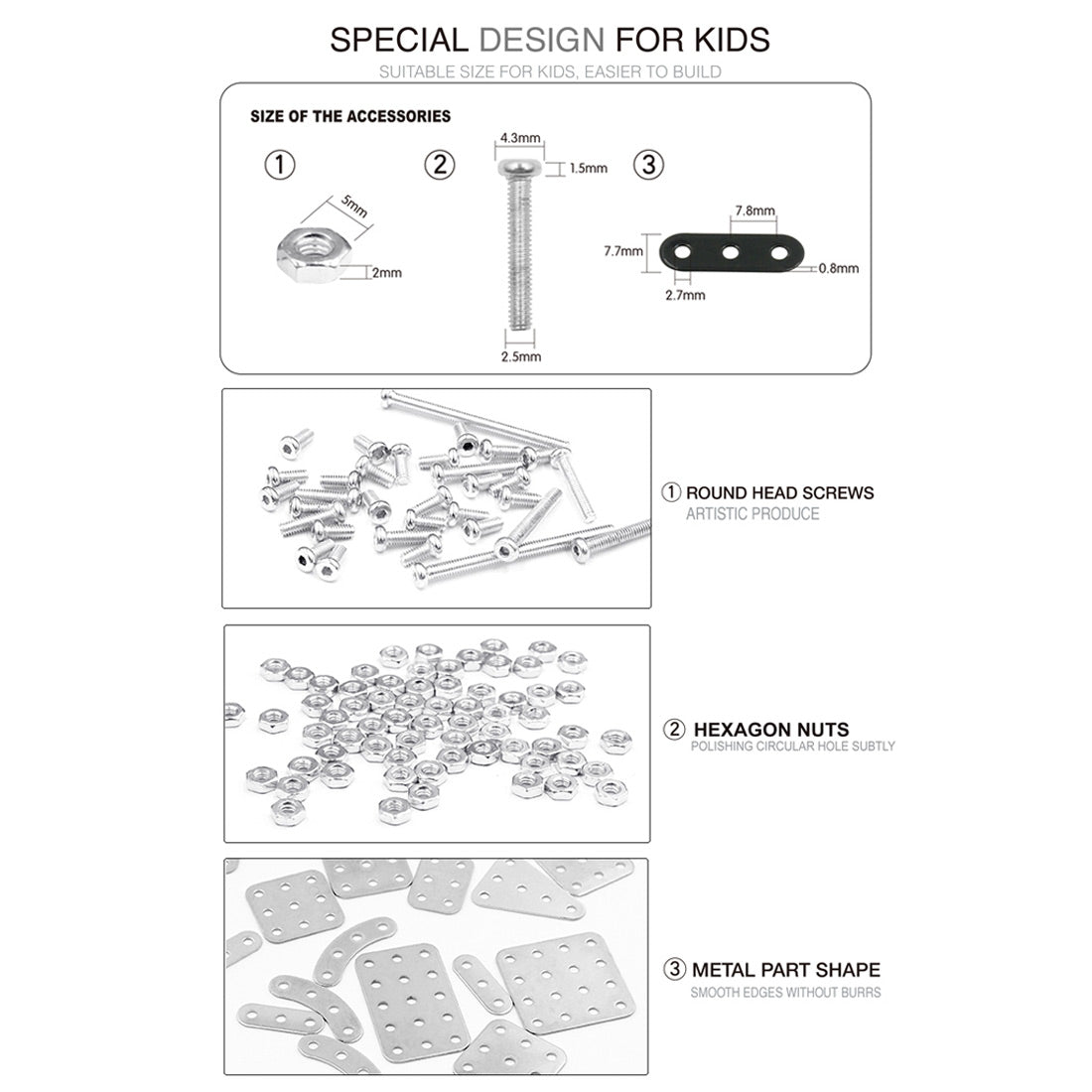 Grúa Pesada RC Metal 3D 1745 piezas
