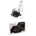 Grúa Pesada RC Metal 3D 1745 piezas