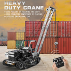 Grúa Pesada RC Metal 3D 1745 piezas