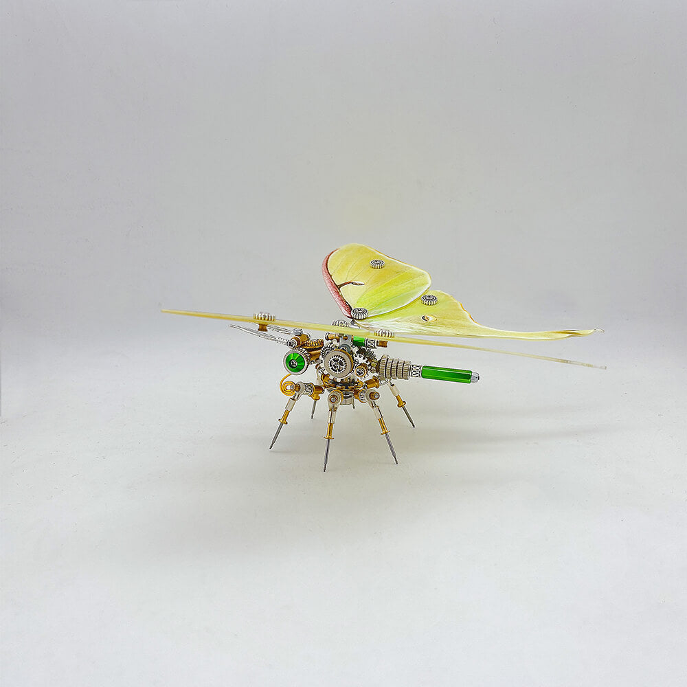 Polilla Steampunk Metal 3D 200 piezas
