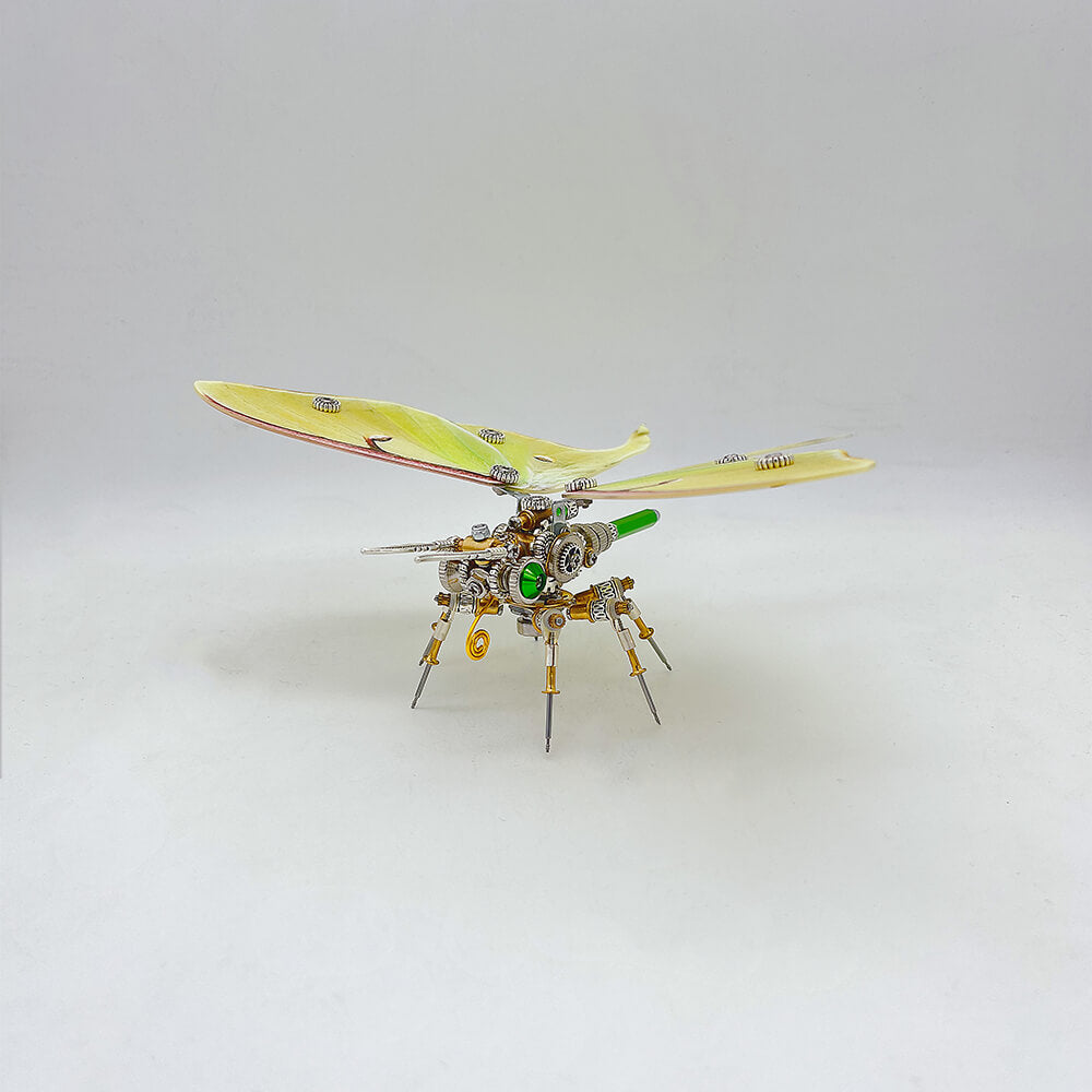 Polilla Steampunk Metal 3D 200 piezas
