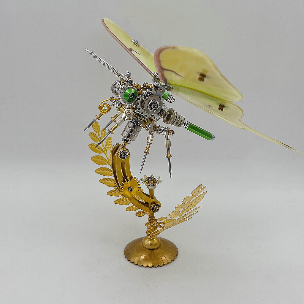 Polilla Steampunk Metal 3D 200 piezas